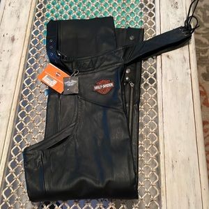 NWT Harley Davidson Stock Leather Chaps XL